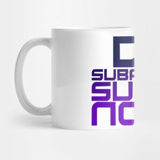 DJ Subatomic Supernova - blue and purple Mug